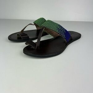 SEEDED HAND SOWN SANDAL SOLD AT ANTHROPOLOGY SIZE 7